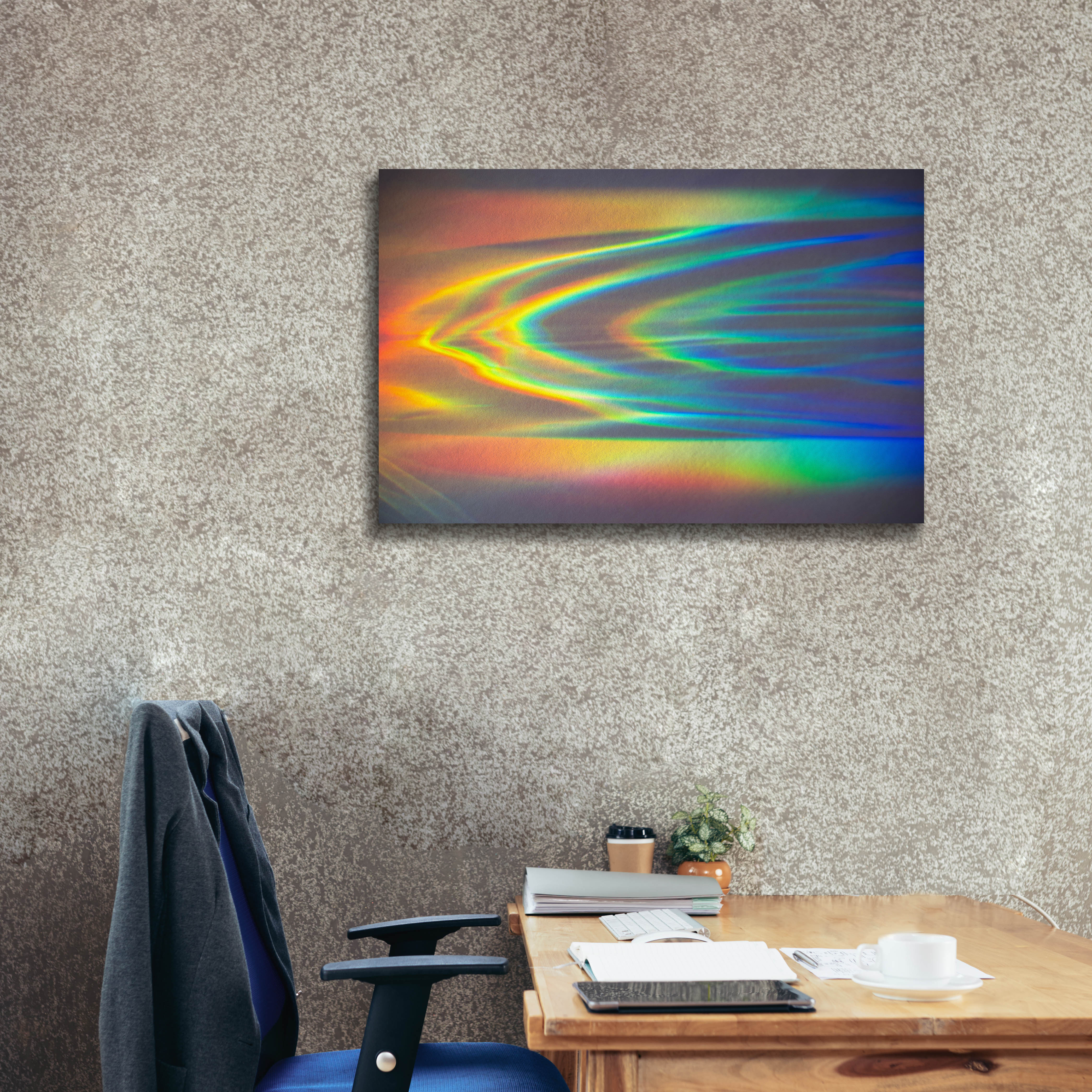 'Prism Ocean' by Epic Portfolio, Canvas Wall Art,40 x 26