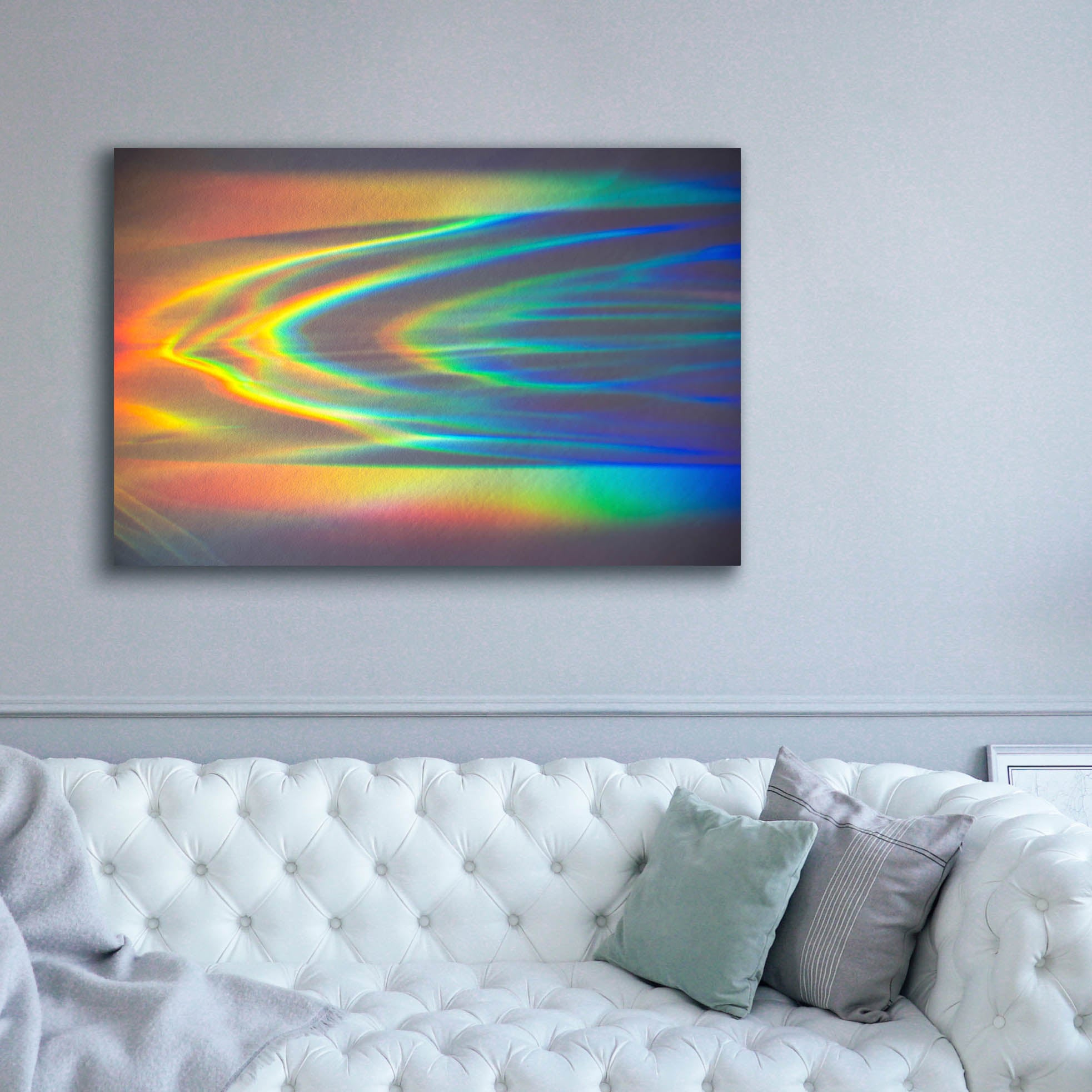 'Prism Ocean' by Epic Portfolio, Canvas Wall Art,60 x 40