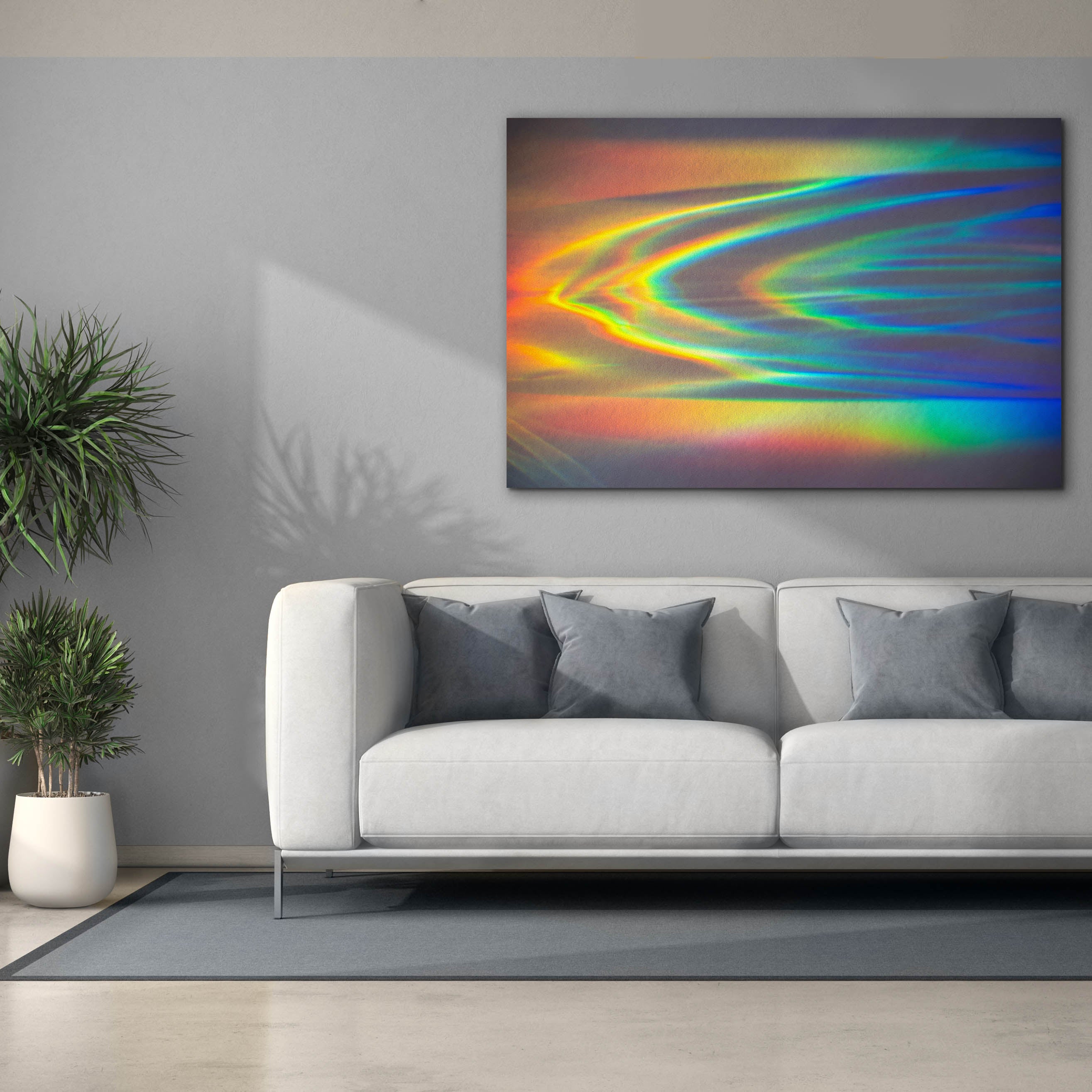 'Prism Ocean' by Epic Portfolio, Canvas Wall Art,60 x 40