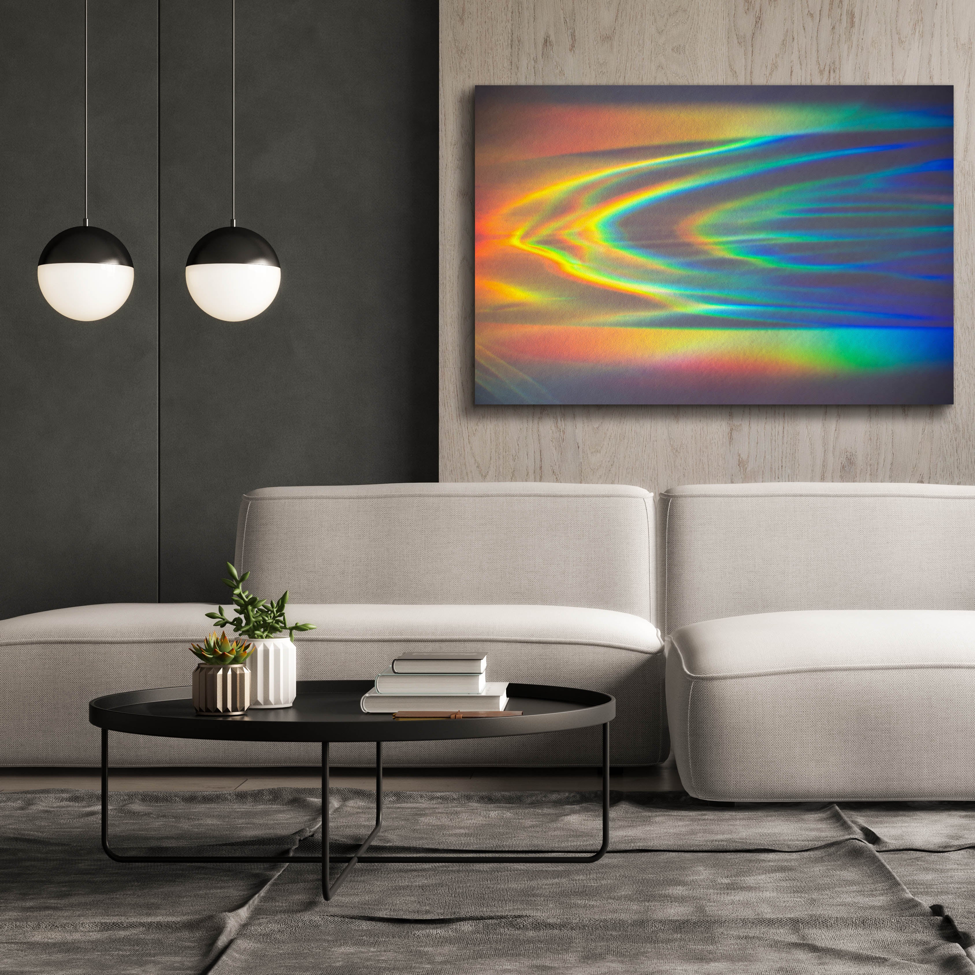'Prism Ocean' by Epic Portfolio, Canvas Wall Art,60 x 40