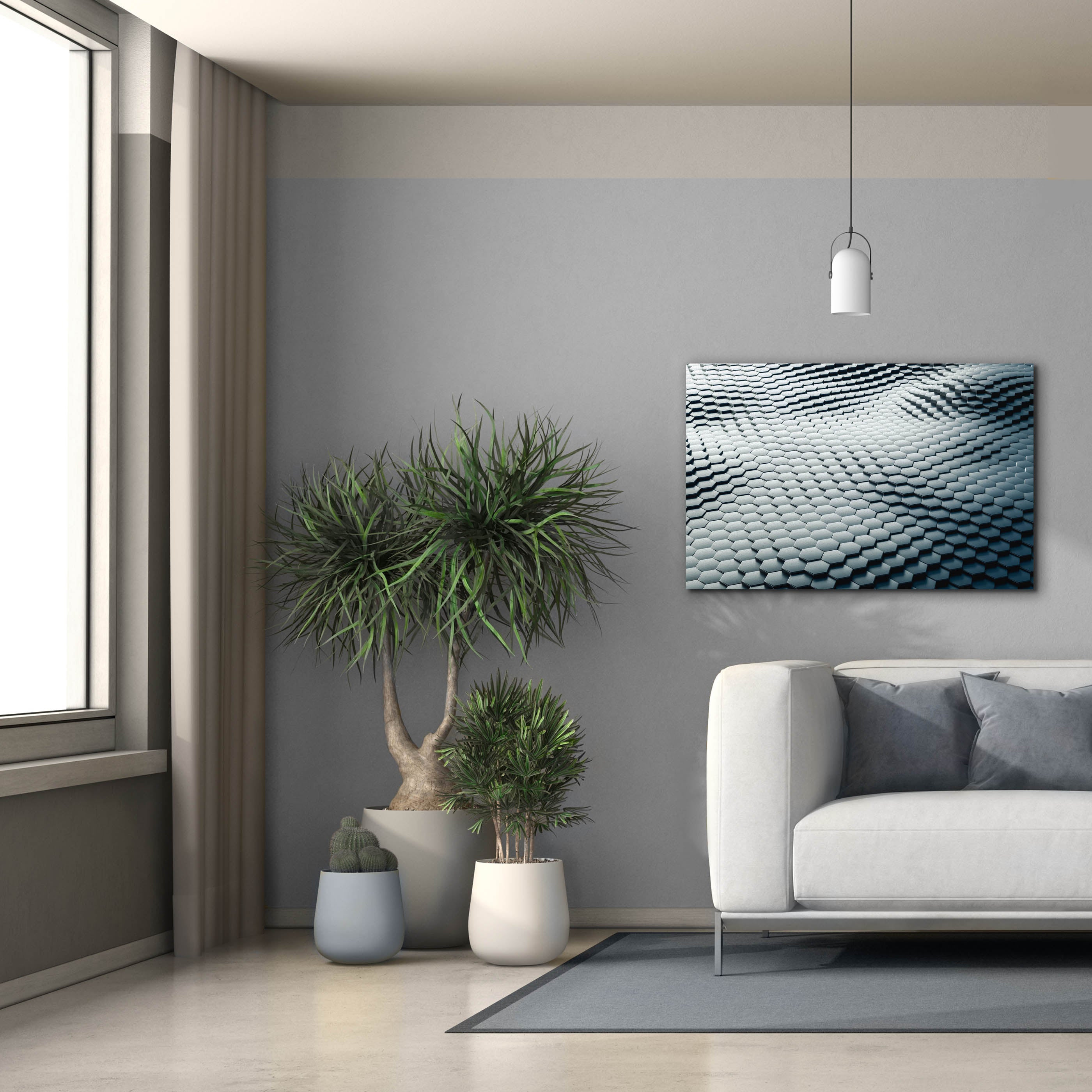 'Platinum Snake' by Epic Portfolio, Canvas Wall Art,40 x 26
