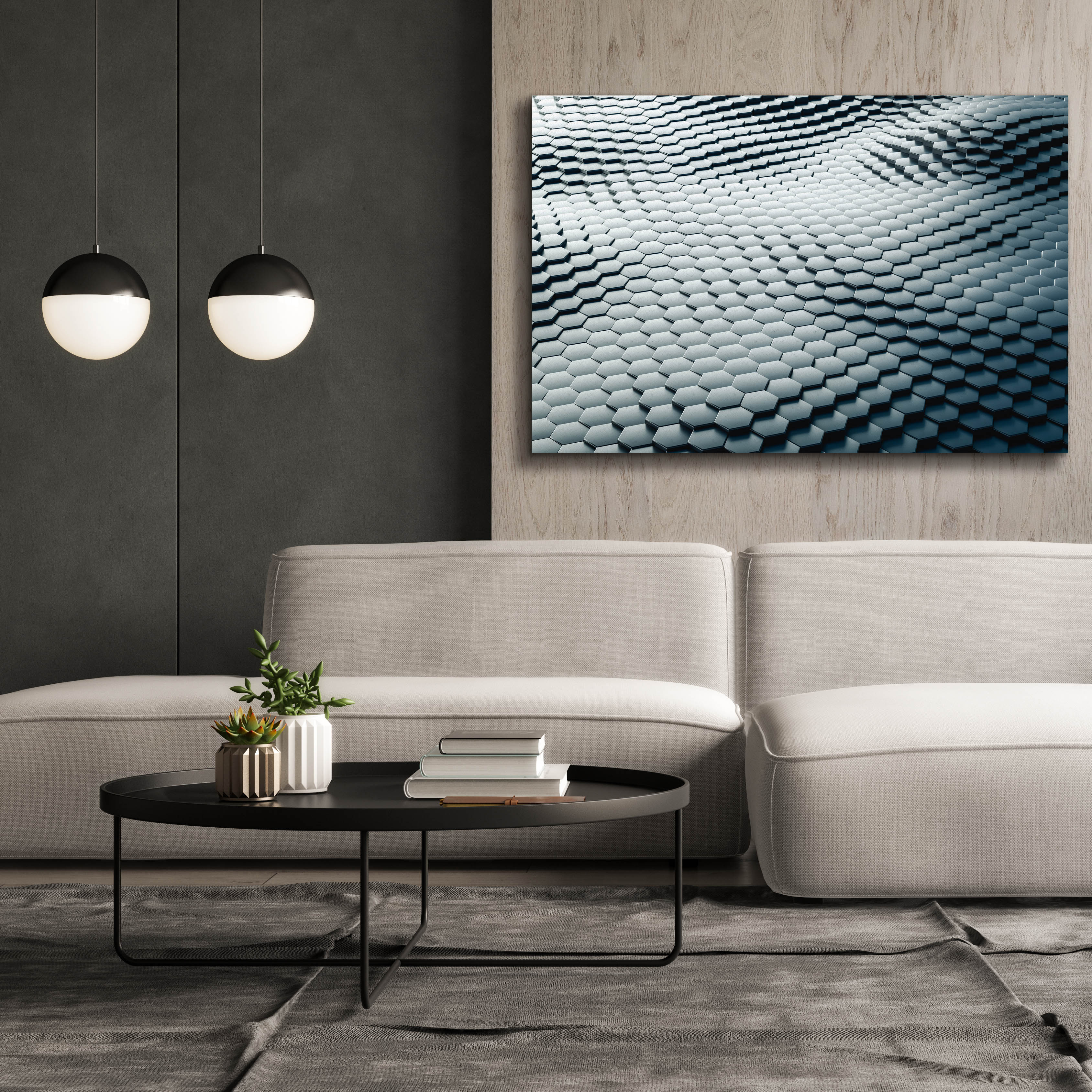 'Platinum Snake' by Epic Portfolio, Canvas Wall Art,60 x 40