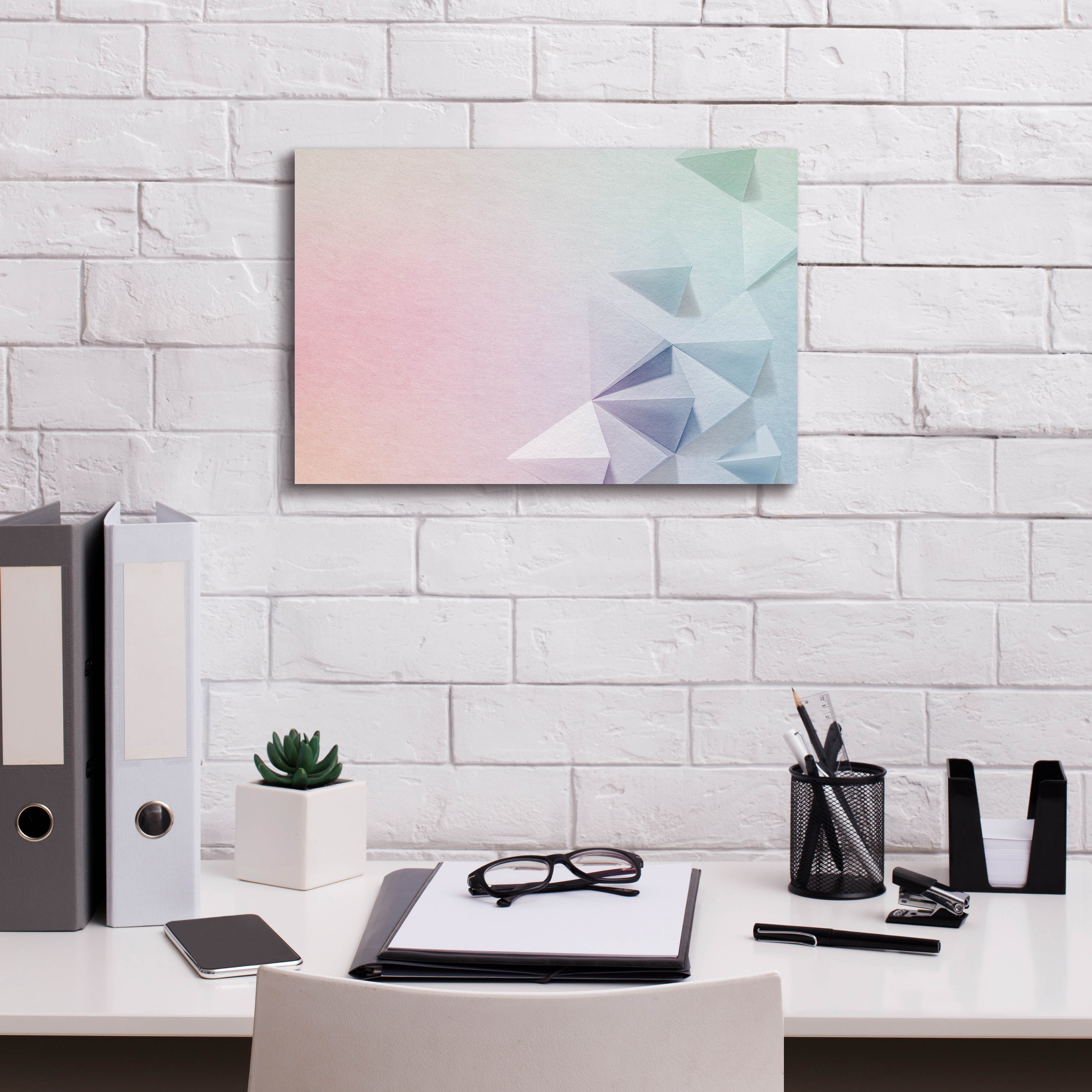 'Pastel Oregome' by Epic Portfolio, Canvas Wall Art,18 x 12