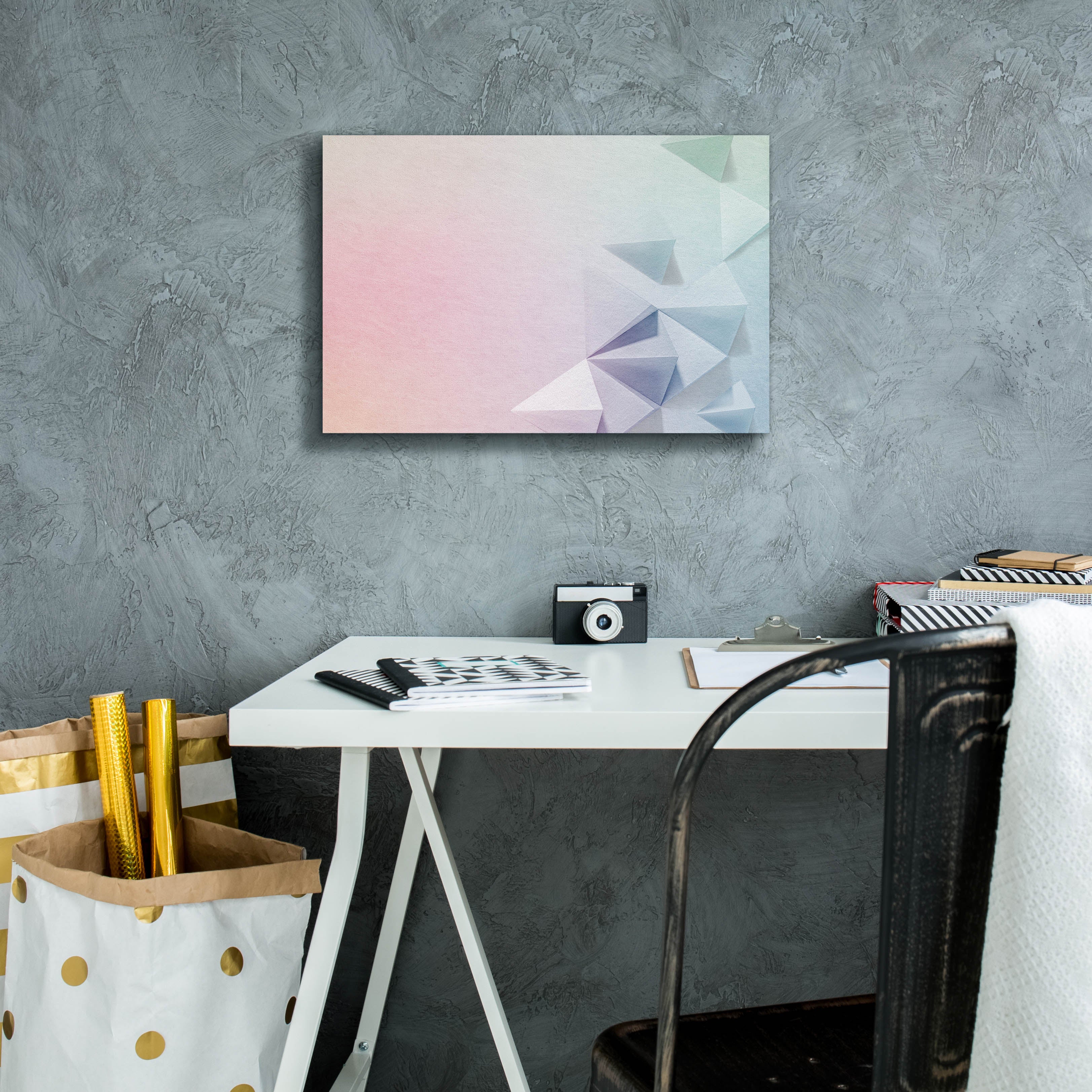 'Pastel Oregome' by Epic Portfolio, Canvas Wall Art,18 x 12