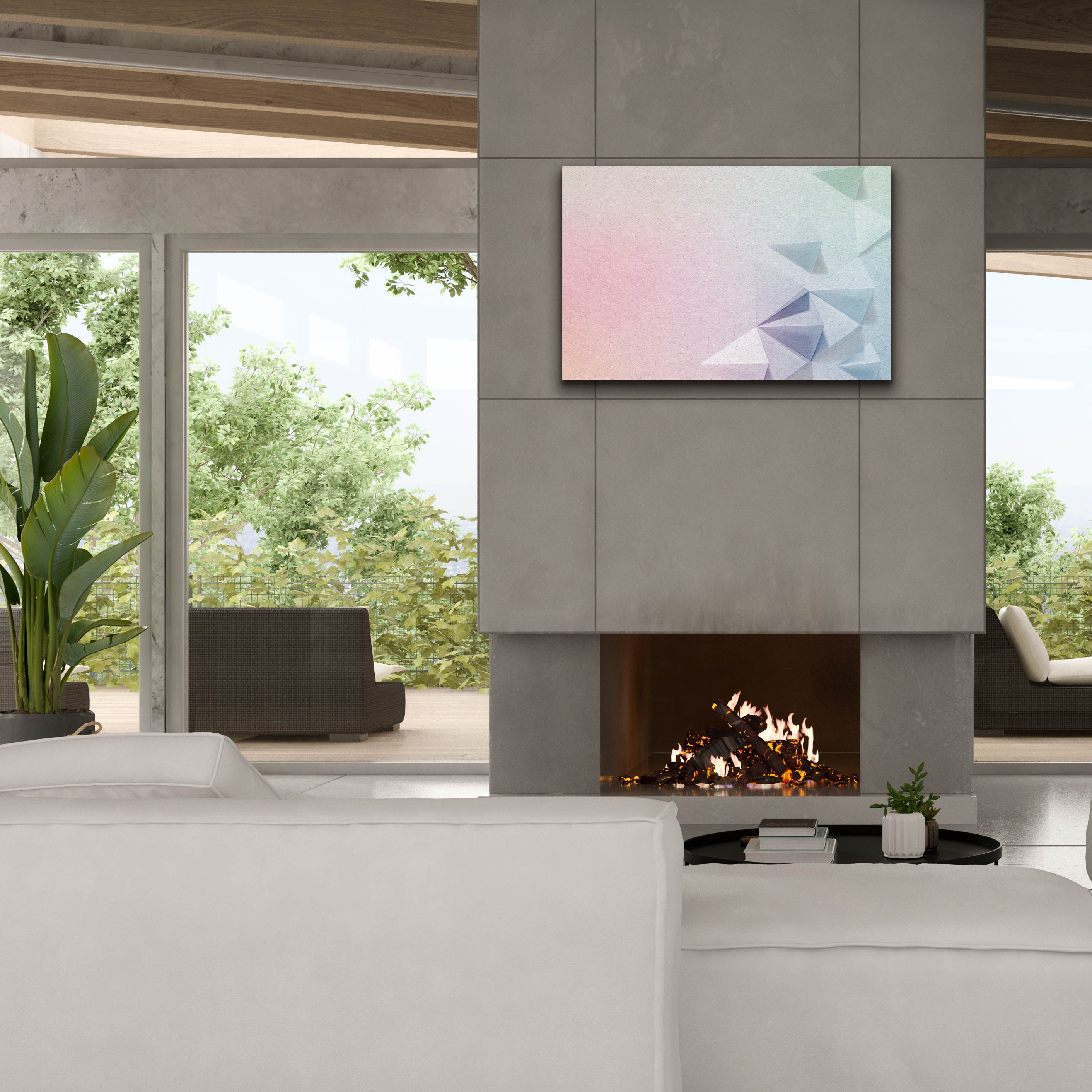 'Pastel Oregome' by Epic Portfolio, Canvas Wall Art,40 x 26