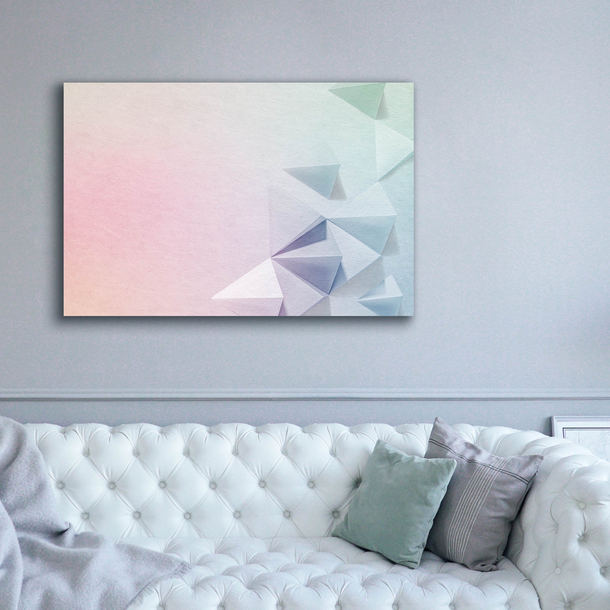 'Pastel Oregome' by Epic Portfolio, Canvas Wall Art,60 x 40