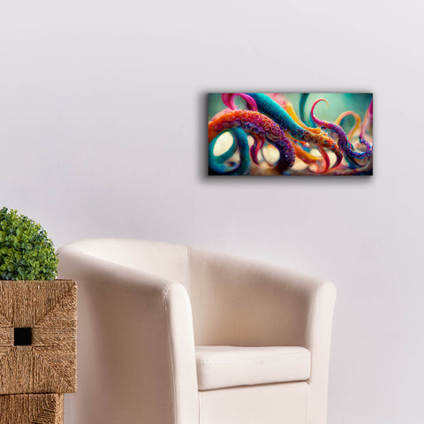 Image of 'Painterly Tentacles' by Epic Portfolio, Canvas Wall Art,24 x 12