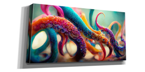Image of 'Painterly Tentacles' by Epic Portfolio, Canvas Wall Art