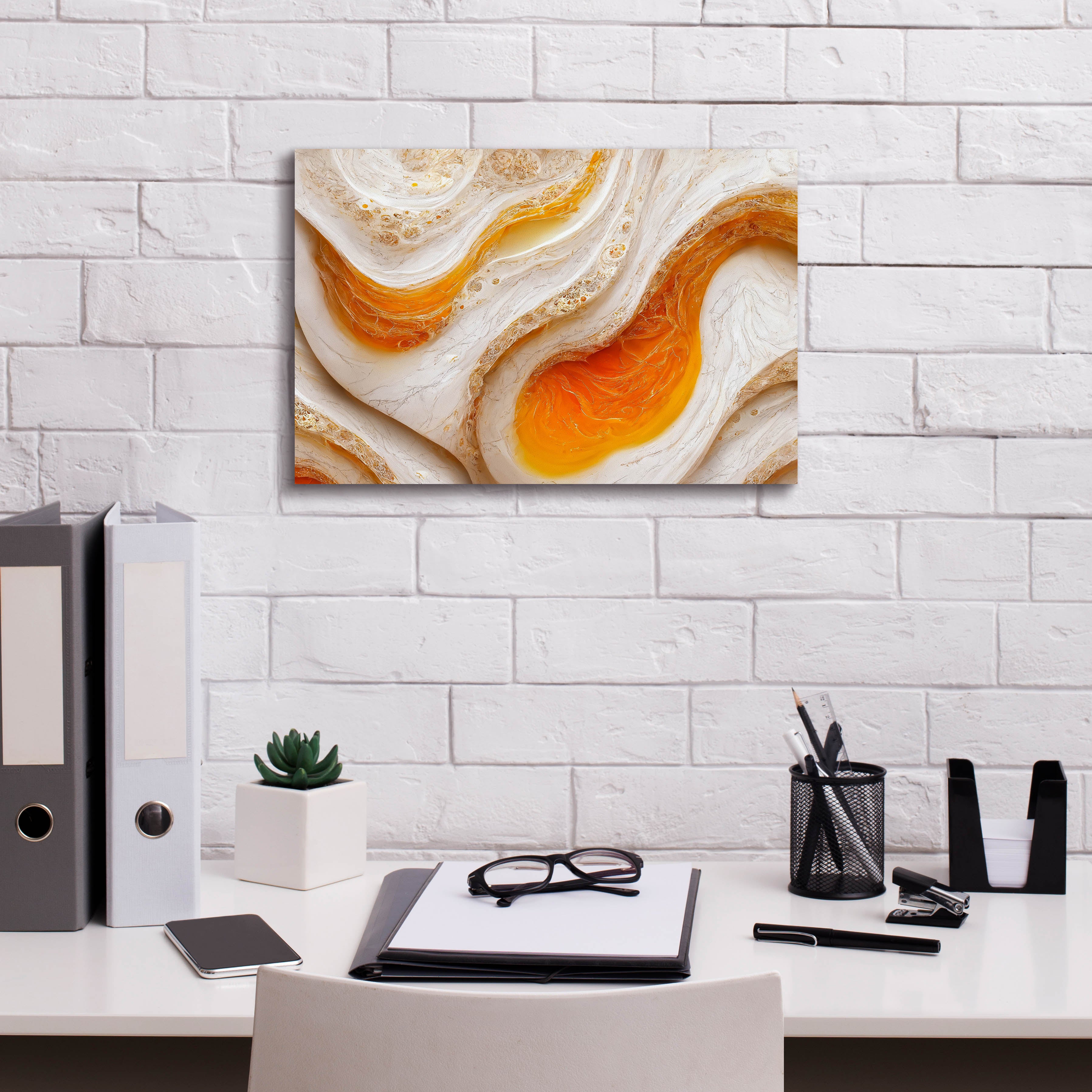 'Over Easy' by Epic Portfolio, Canvas Wall Art,18 x 12