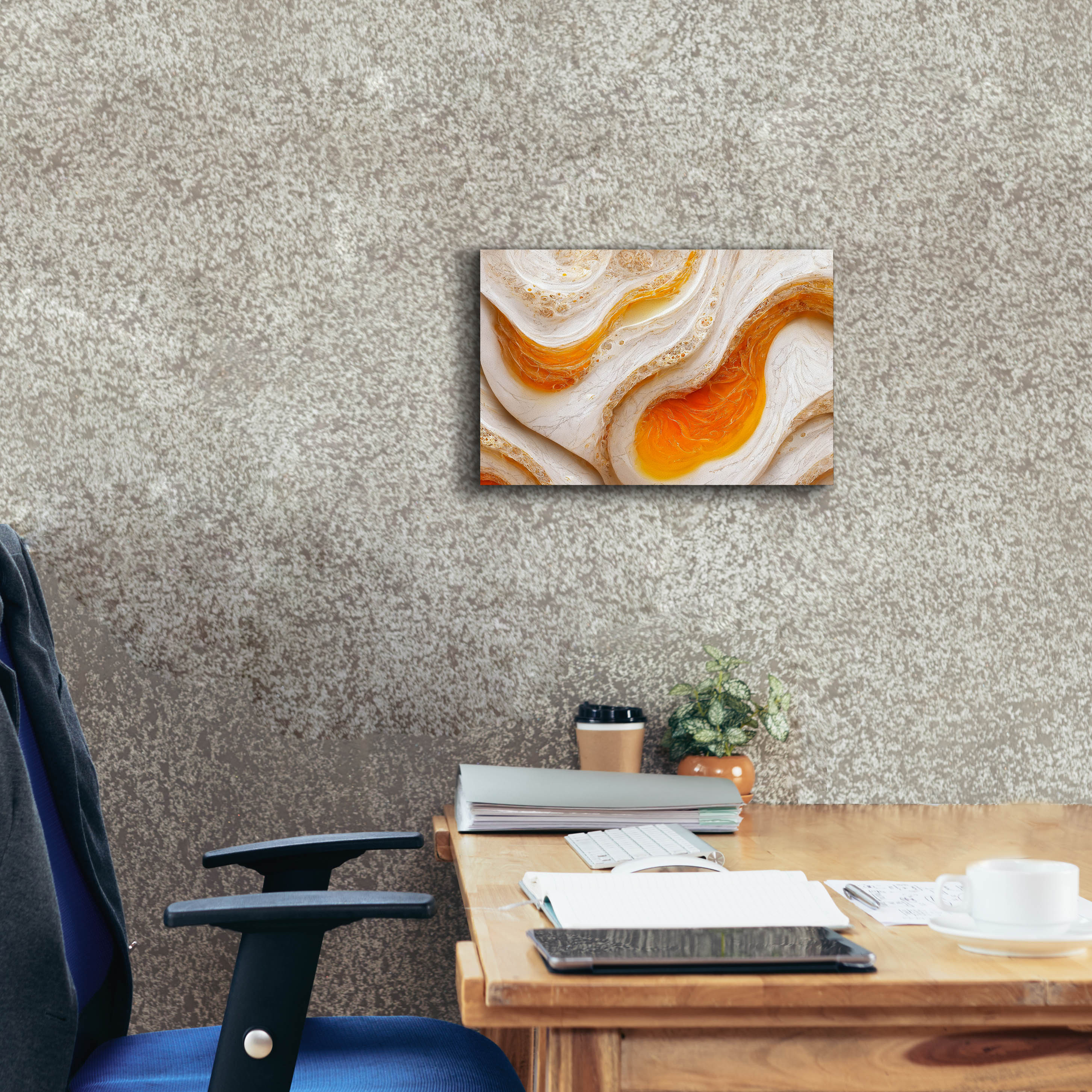 'Over Easy' by Epic Portfolio, Canvas Wall Art,18 x 12