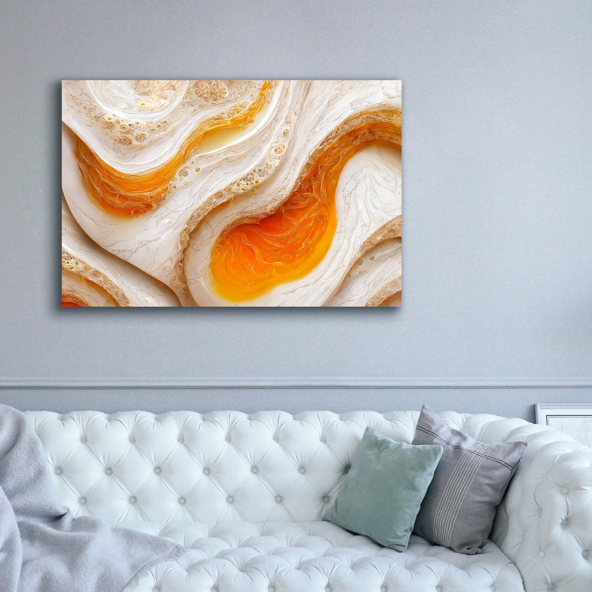 'Over Easy' by Epic Portfolio, Canvas Wall Art,60 x 40