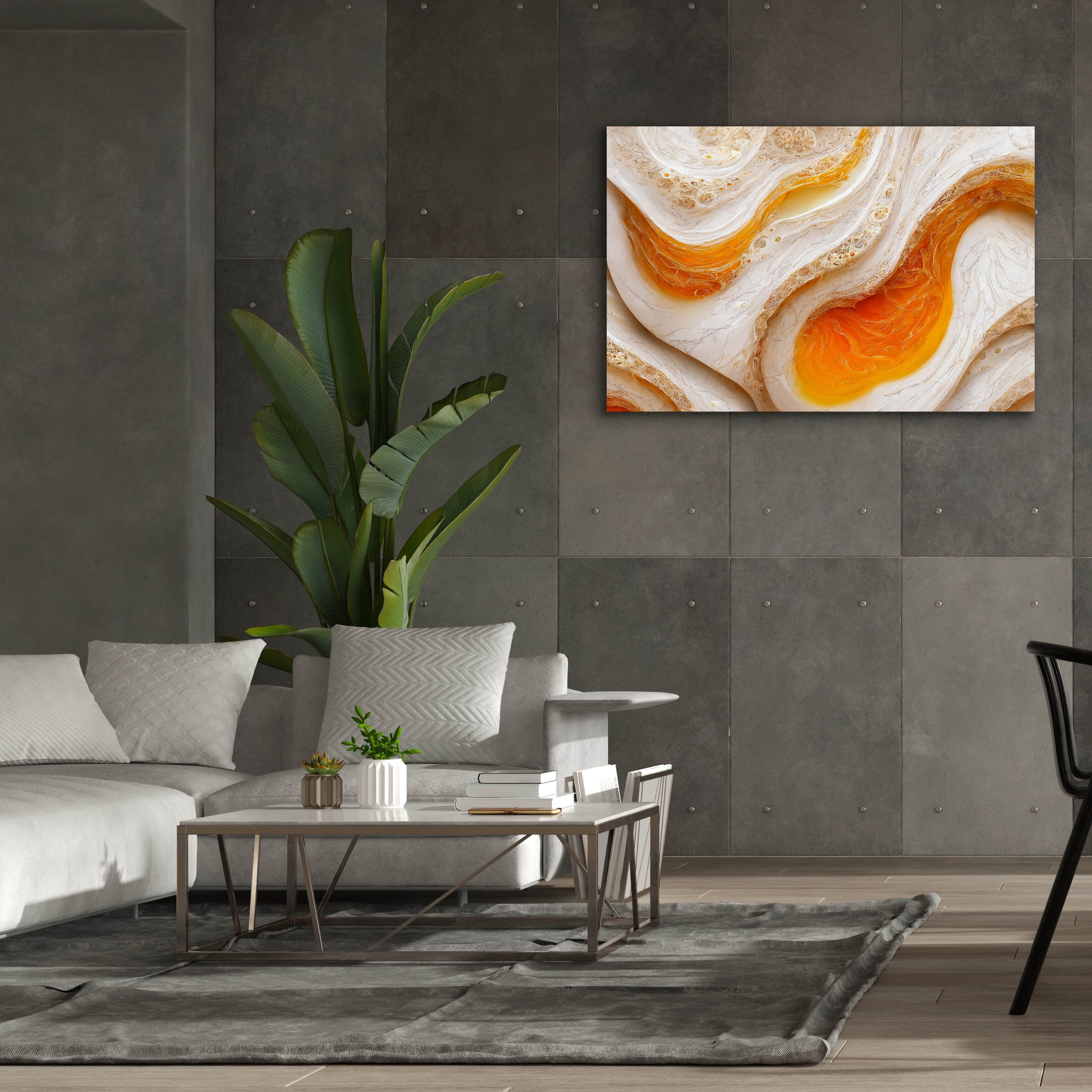 'Over Easy' by Epic Portfolio, Canvas Wall Art,60 x 40