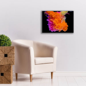 'Orange Burst' by Epic Portfolio, Canvas Wall Art,26 x 18