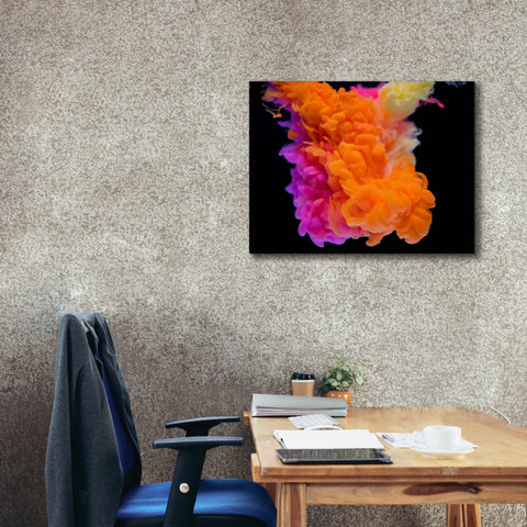 Image of 'Orange Burst' by Epic Portfolio, Canvas Wall Art,34 x 26