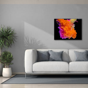 'Orange Burst' by Epic Portfolio, Canvas Wall Art,34 x 26