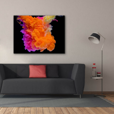 Image of 'Orange Burst' by Epic Portfolio, Canvas Wall Art,54 x 40