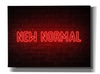 'New Normal In Neon Red' by Epic Portfolio, Canvas Wall Art