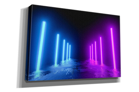 Image of 'Neon Runway' by Epic Portfolio, Canvas Wall Art