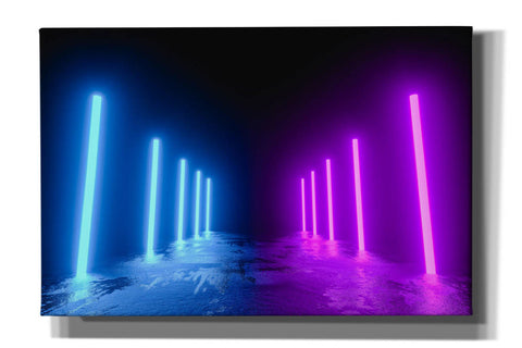Image of 'Neon Runway' by Epic Portfolio, Canvas Wall Art