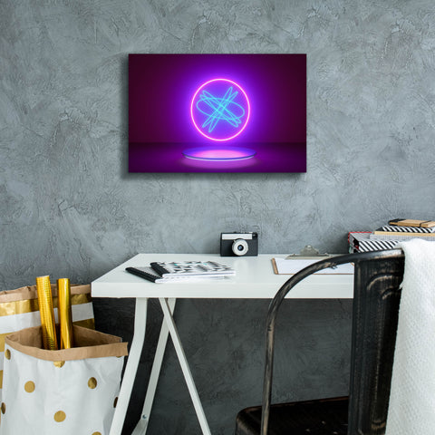 Image of 'Neon Reactor' by Epic Portfolio, Canvas Wall Art,18 x 12