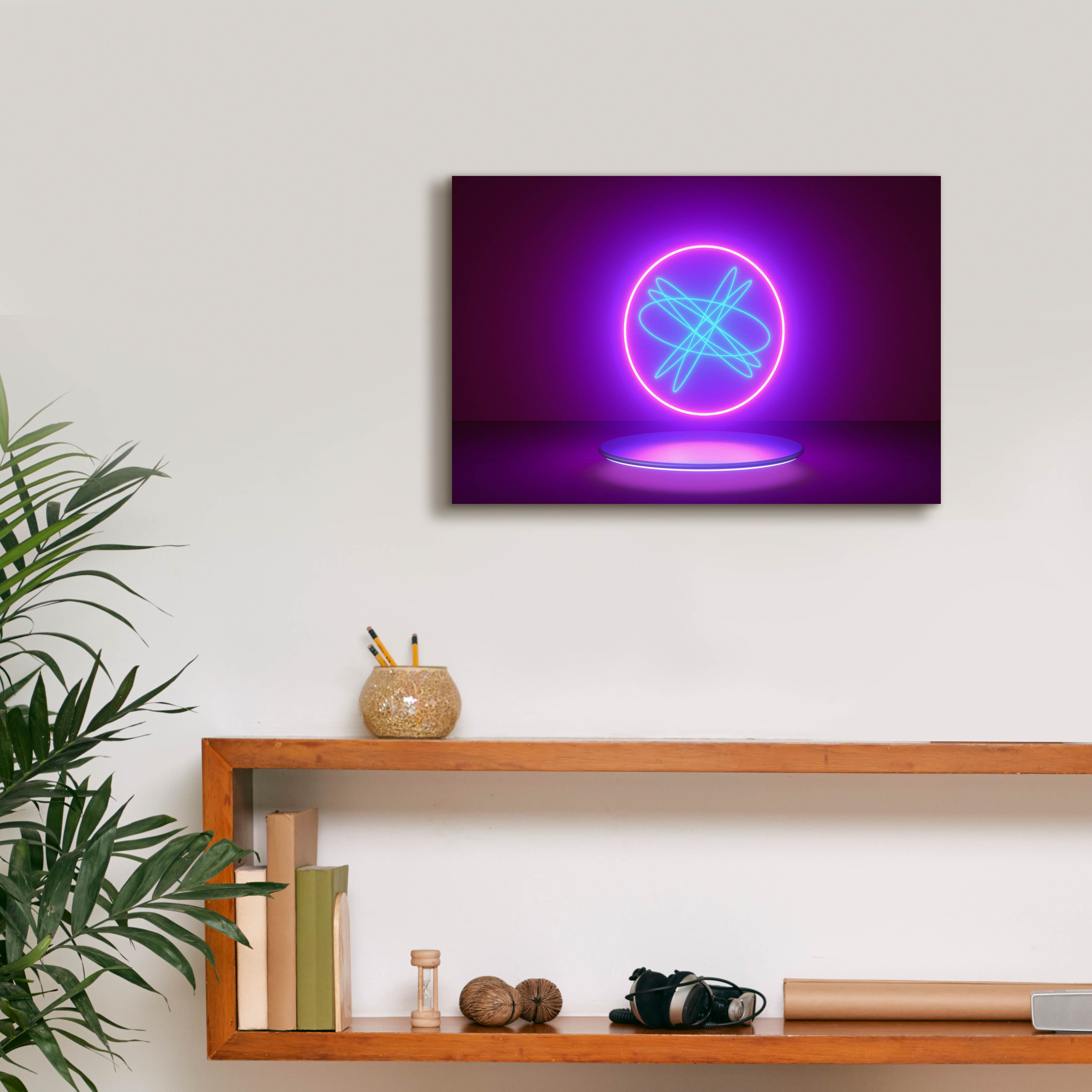 'Neon Reactor' by Epic Portfolio, Canvas Wall Art,18 x 12