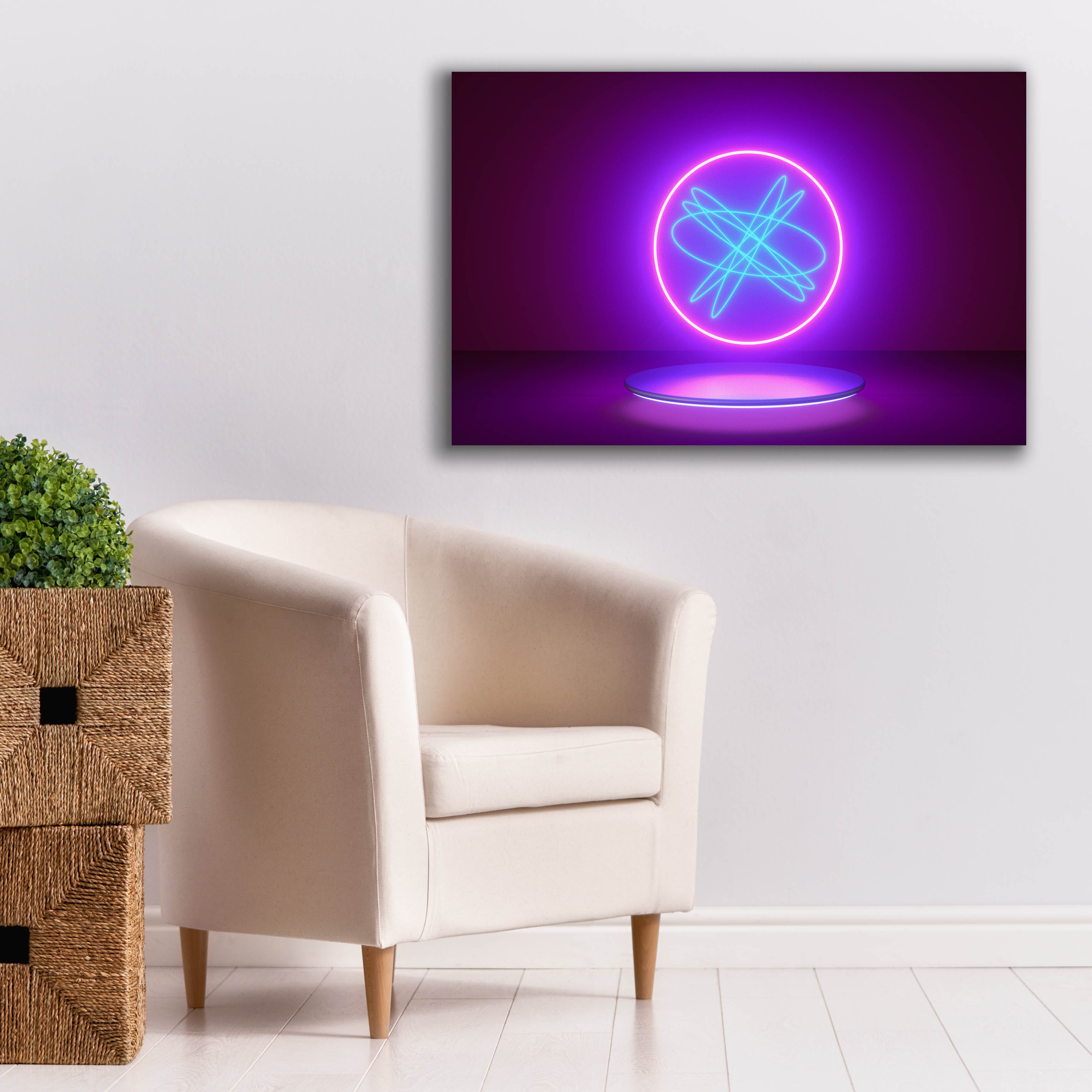 'Neon Reactor' by Epic Portfolio, Canvas Wall Art,40 x 26