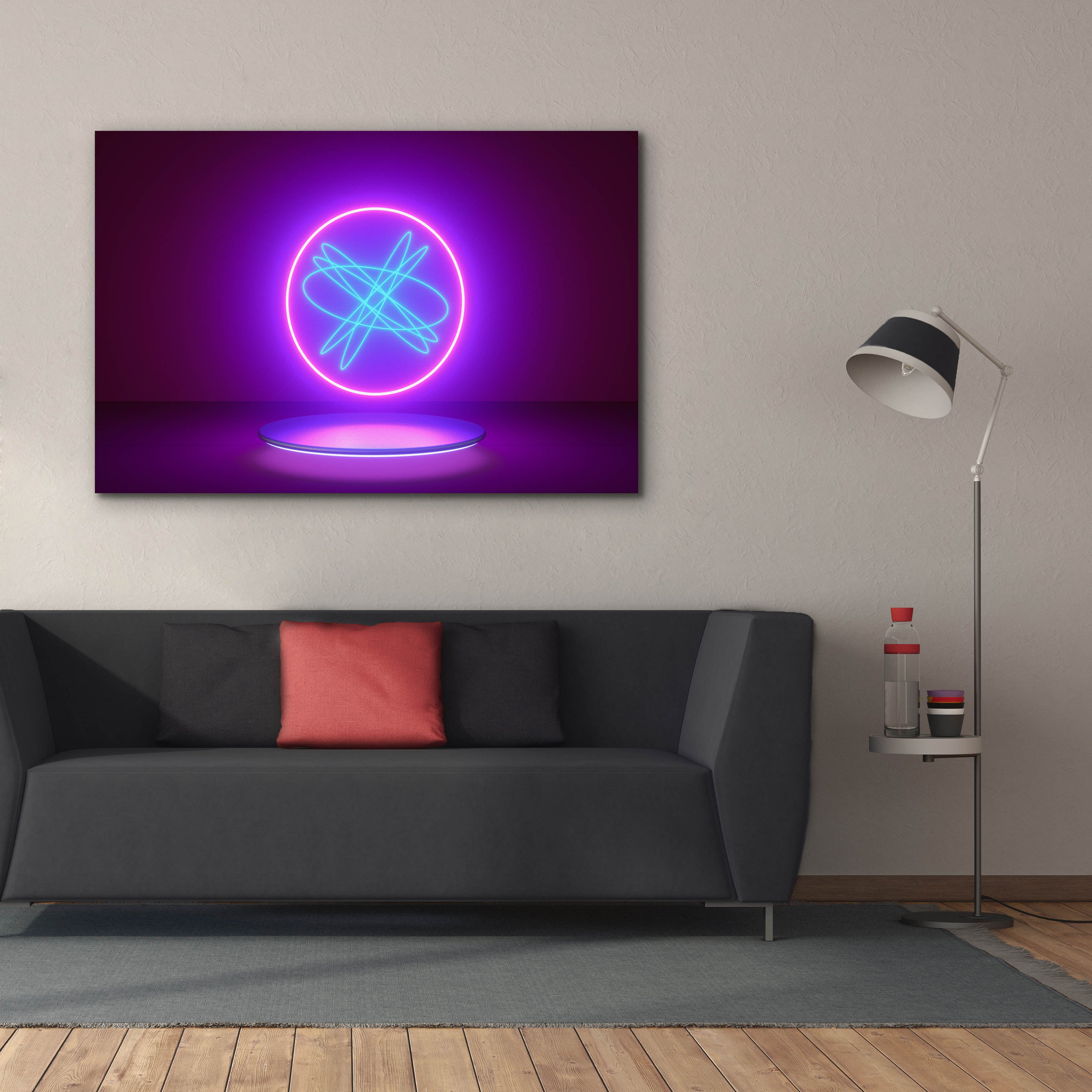 'Neon Reactor' by Epic Portfolio, Canvas Wall Art,60 x 40