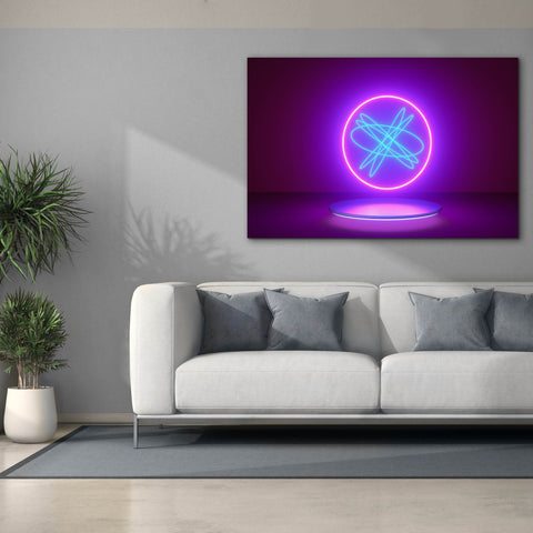 Image of 'Neon Reactor' by Epic Portfolio, Canvas Wall Art,60 x 40