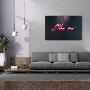 'Move Me In Neon Pink' by Epic Portfolio, Canvas Wall Art,60 x 40