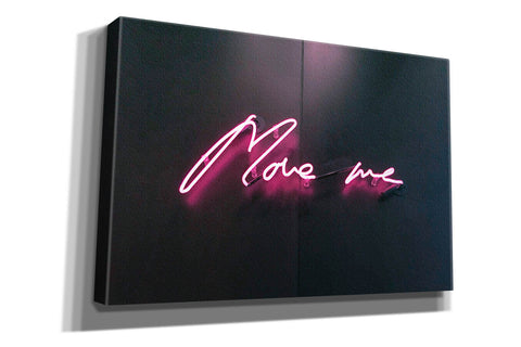 Image of 'Move Me In Neon Pink' by Epic Portfolio, Canvas Wall Art