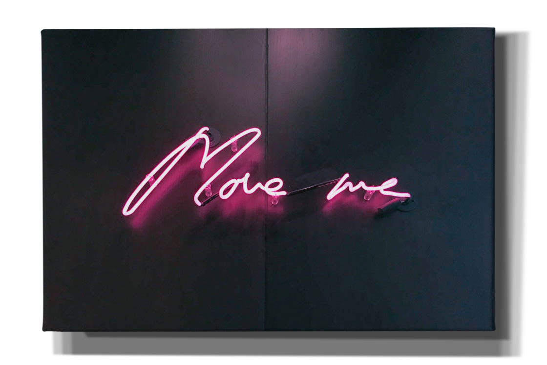 'Move Me In Neon Pink' by Epic Portfolio, Canvas Wall Art