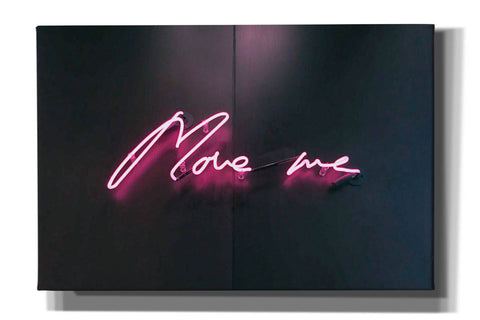 Image of 'Move Me In Neon Pink' by Epic Portfolio, Canvas Wall Art
