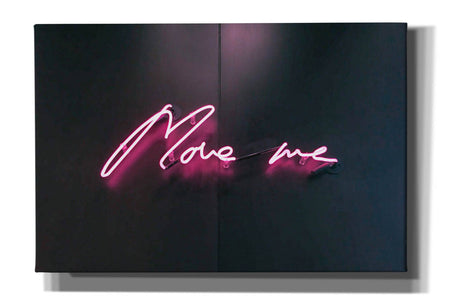 'Move Me In Neon Pink' by Epic Portfolio, Canvas Wall Art