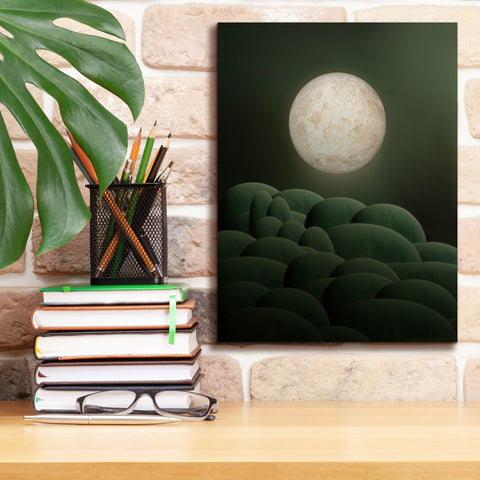 Image of 'Moon Mountain' by Epic Portfolio, Canvas Wall Art,12 x 16