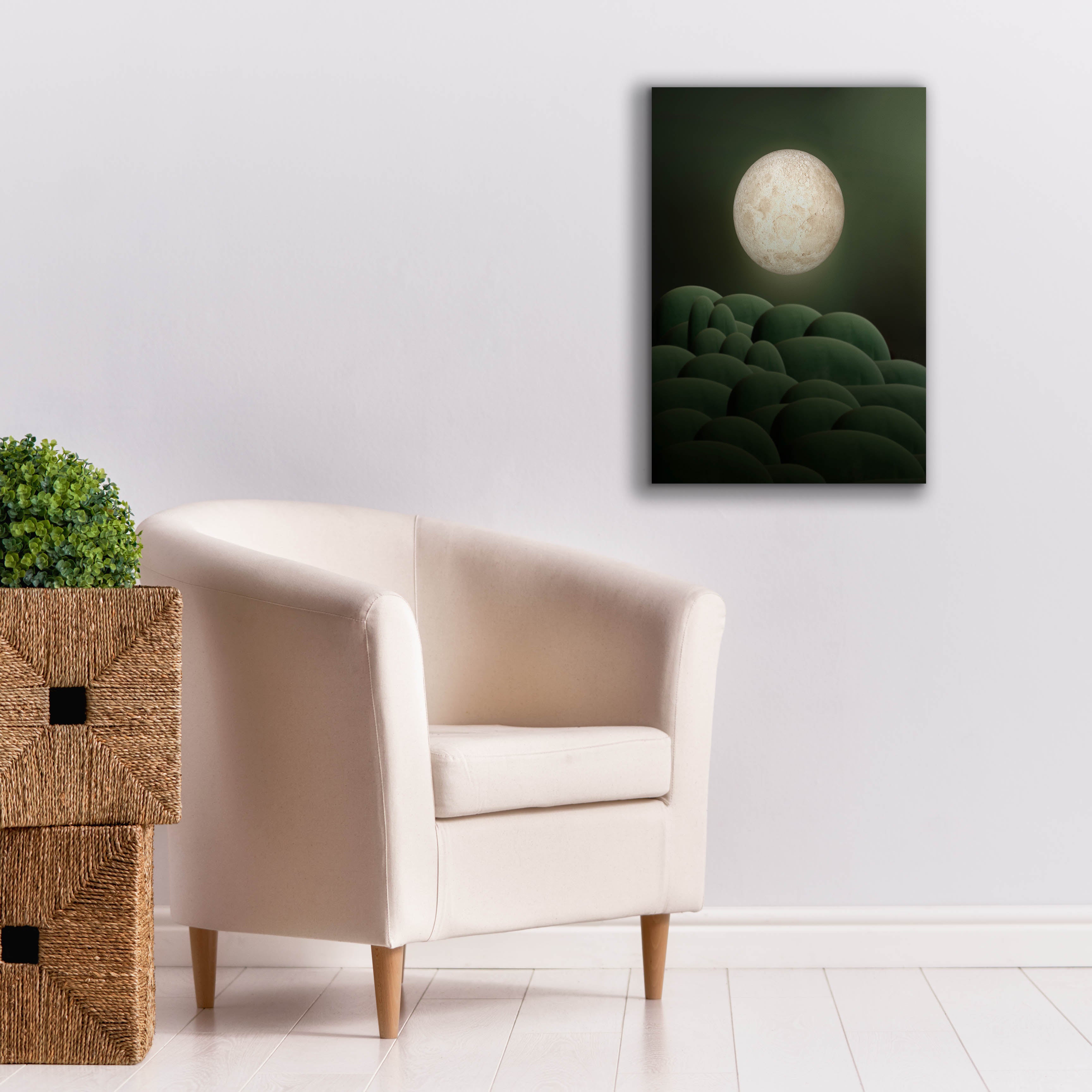 'Moon Mountain' by Epic Portfolio, Canvas Wall Art,18 x 26