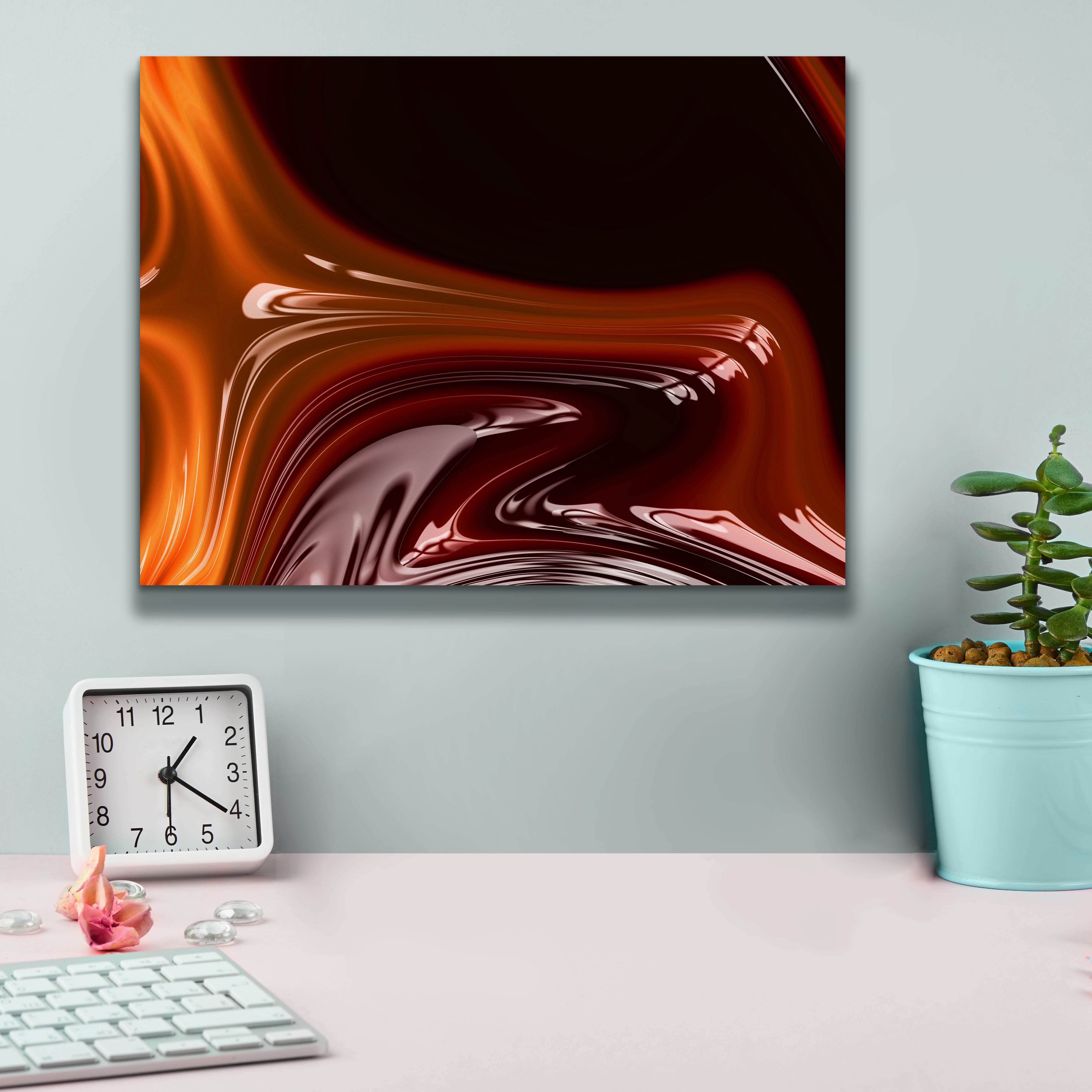 'Molten Caramel ' by Epic Portfolio, Canvas Wall Art,16 x 12