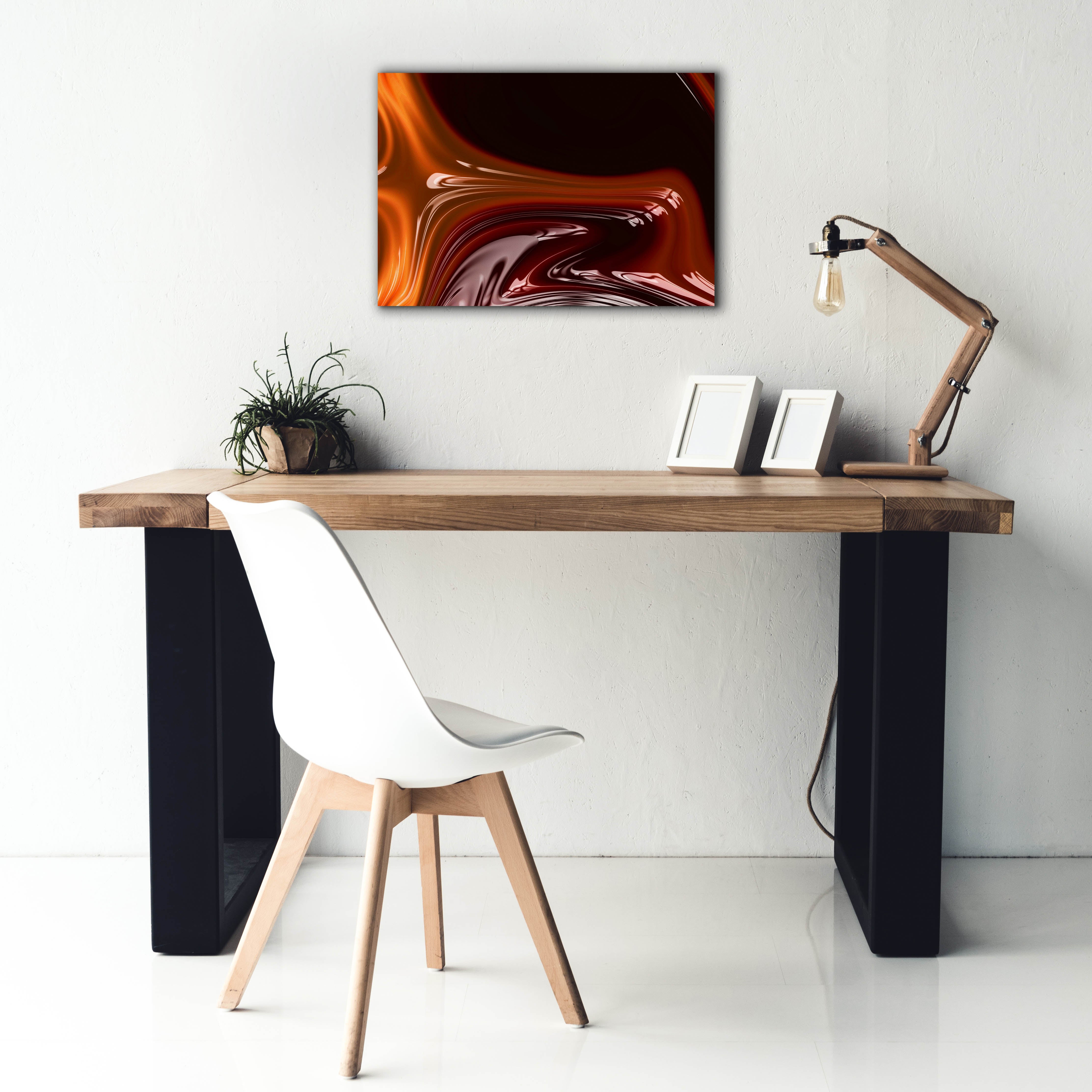 'Molten Caramel ' by Epic Portfolio, Canvas Wall Art,26 x 18