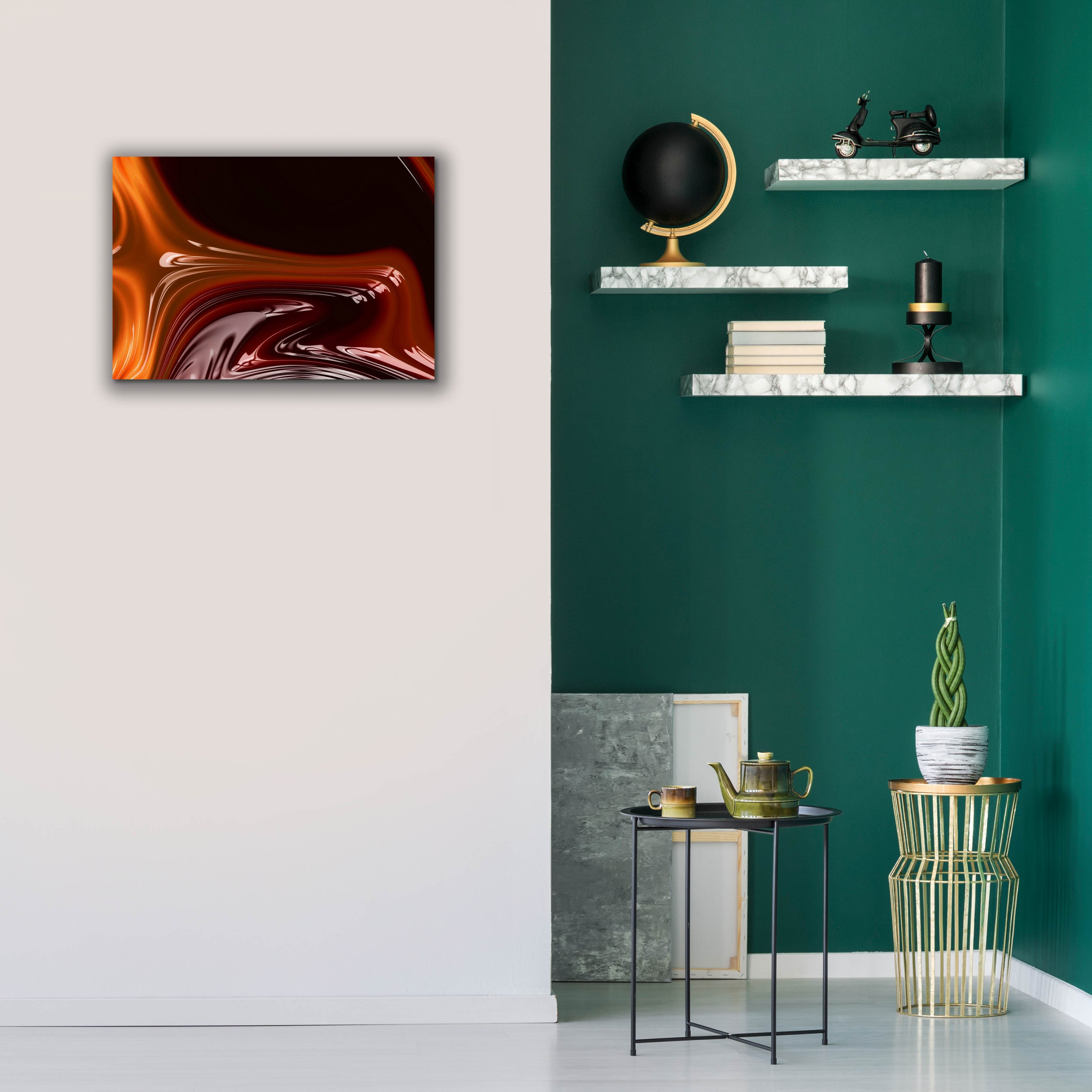 'Molten Caramel ' by Epic Portfolio, Canvas Wall Art,26 x 18