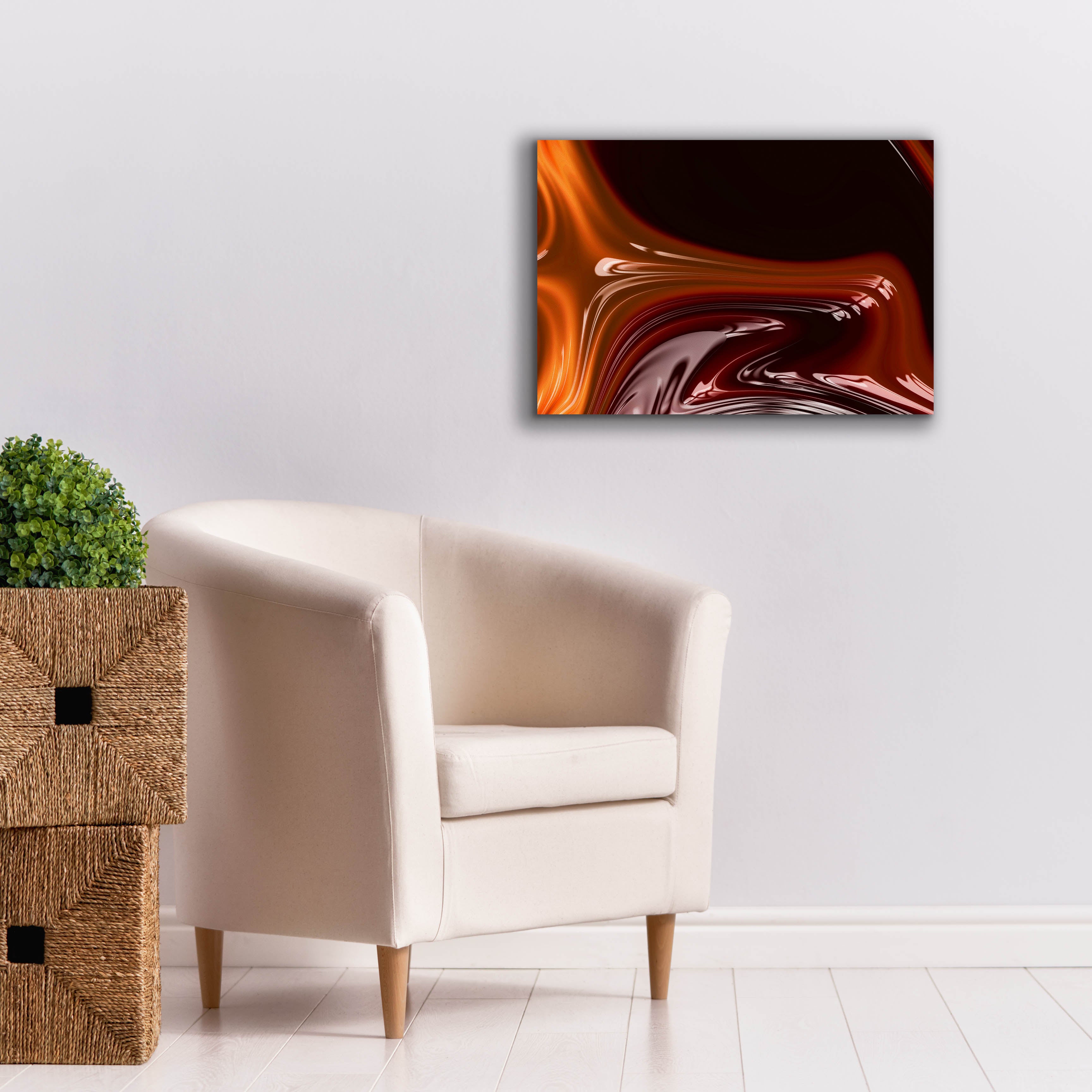 'Molten Caramel ' by Epic Portfolio, Canvas Wall Art,26 x 18