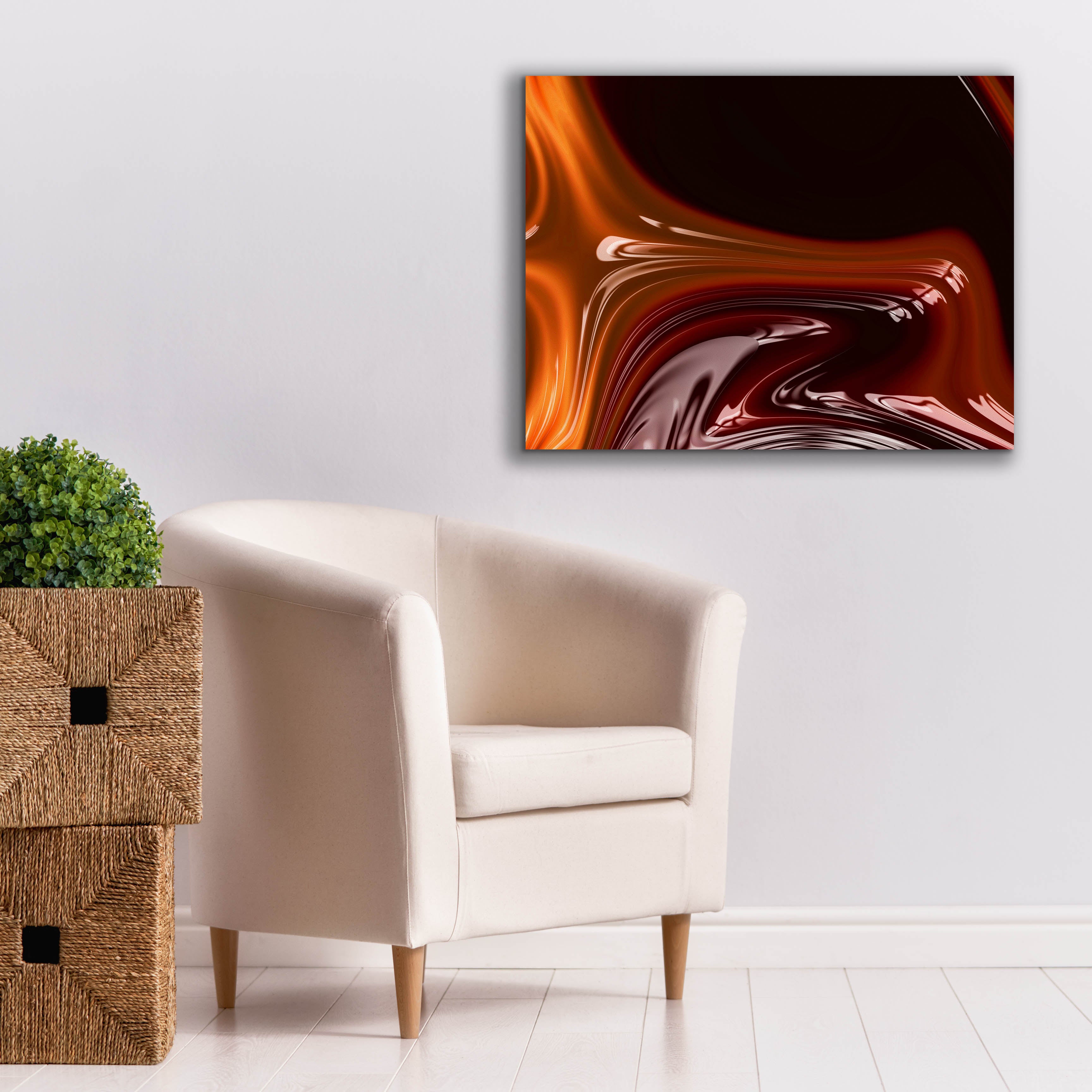 'Molten Caramel ' by Epic Portfolio, Canvas Wall Art,34 x 26