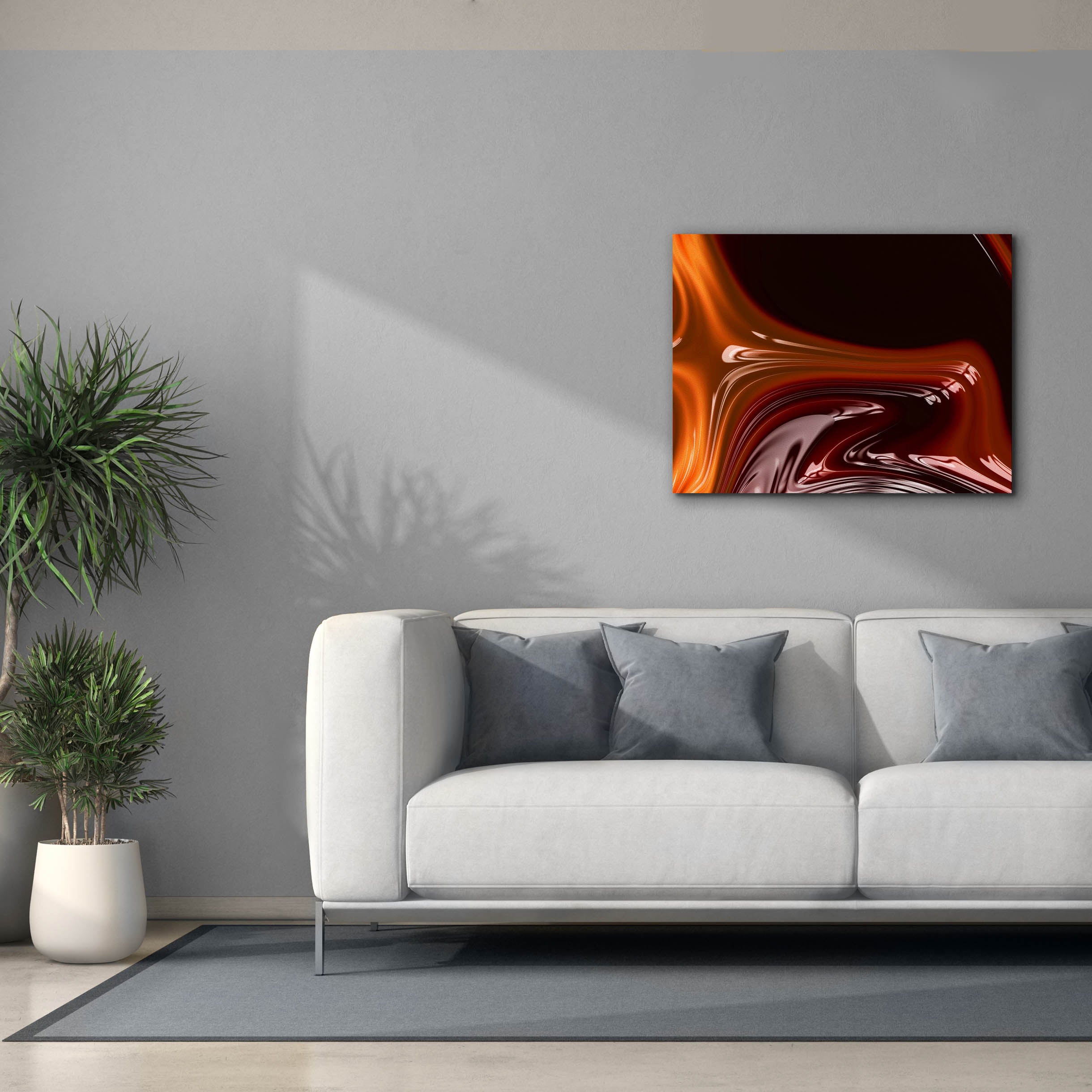 'Molten Caramel ' by Epic Portfolio, Canvas Wall Art,34 x 26