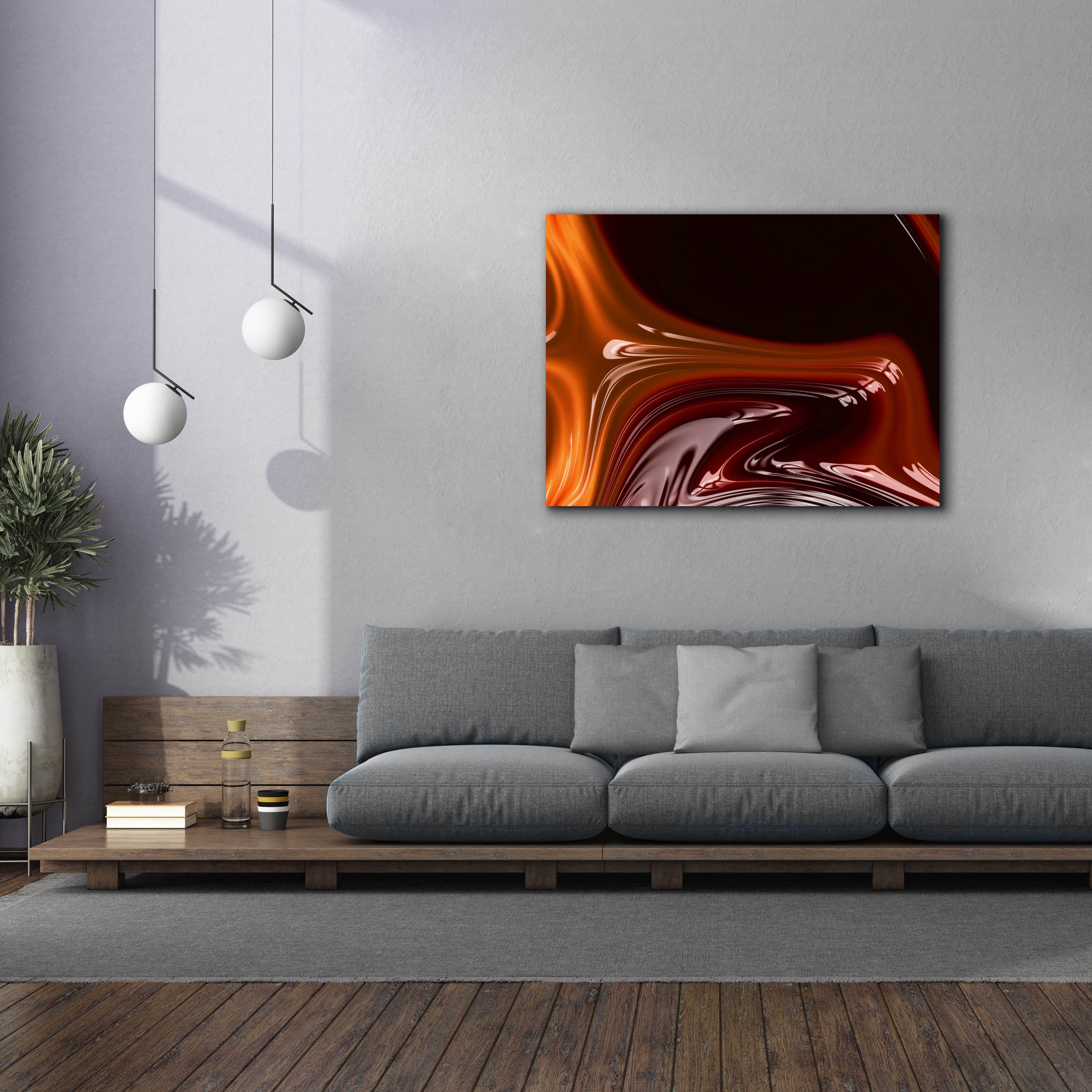 'Molten Caramel ' by Epic Portfolio, Canvas Wall Art,54 x 40