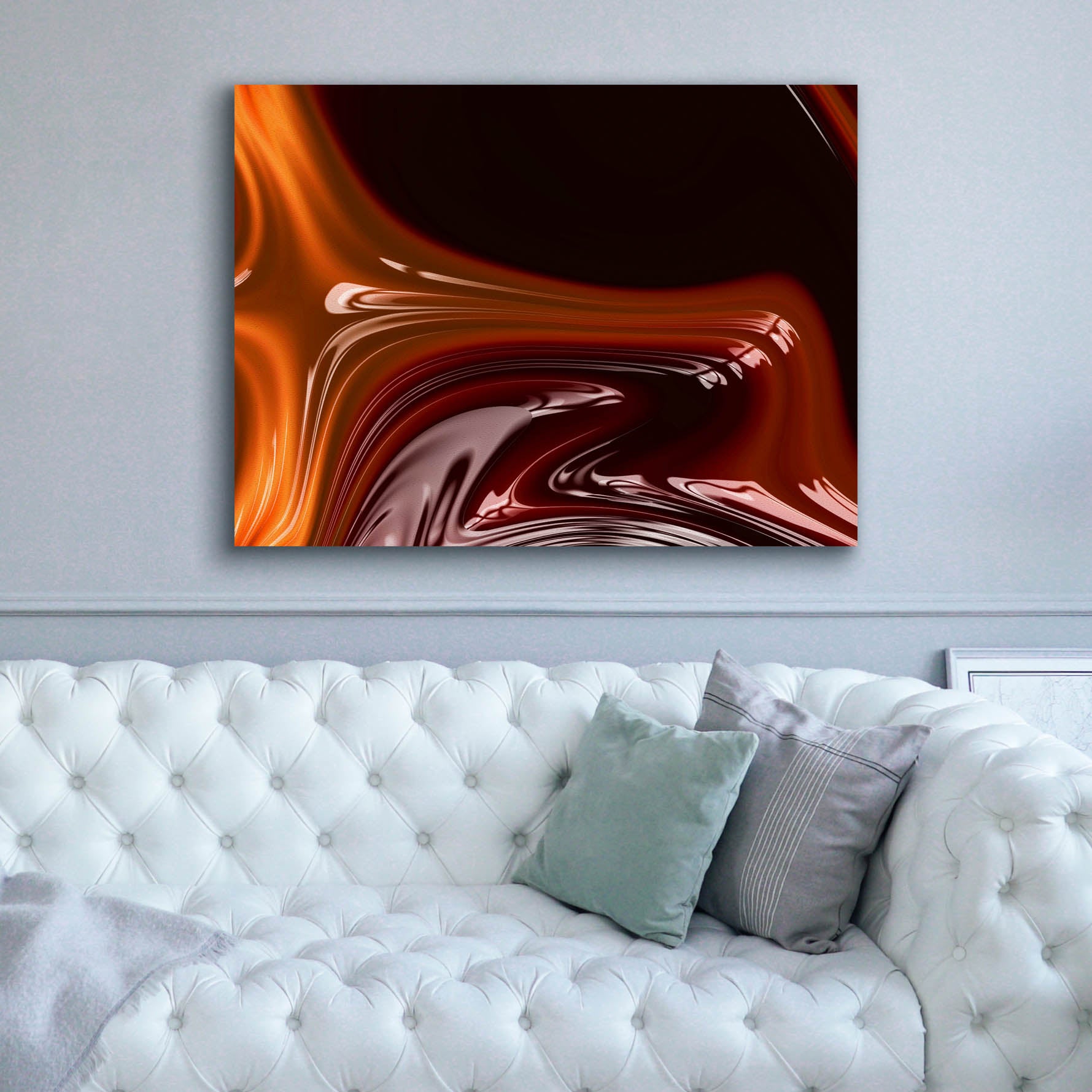 'Molten Caramel ' by Epic Portfolio, Canvas Wall Art,54 x 40