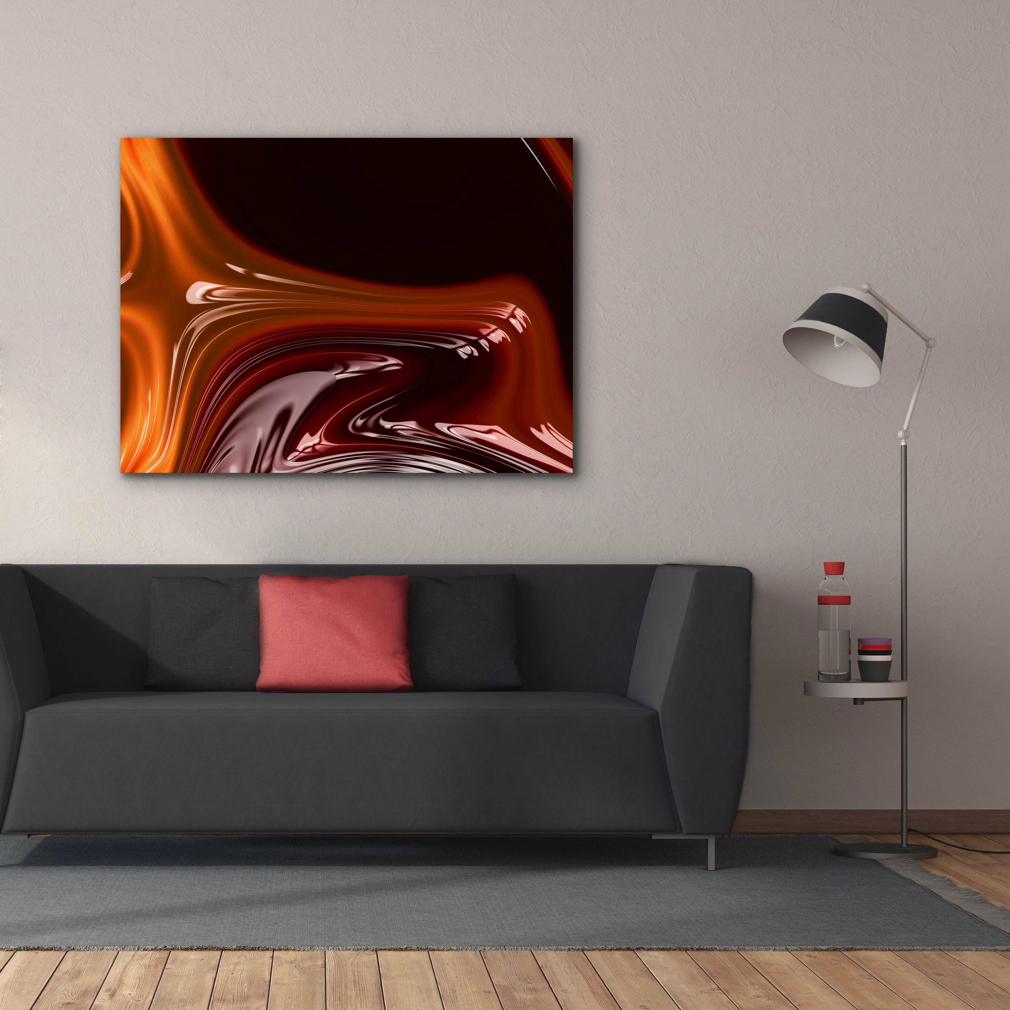 'Molten Caramel ' by Epic Portfolio, Canvas Wall Art,54 x 40