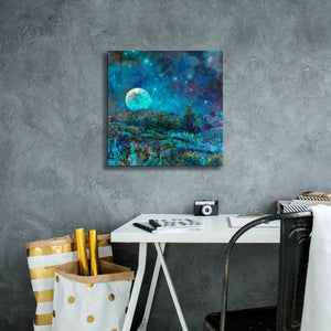 'New Mexico Moonrise ' by Iris Scott, Canvas Wall Art,18 x 18