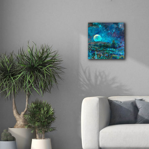 Image of 'New Mexico Moonrise ' by Iris Scott, Canvas Wall Art,18 x 18