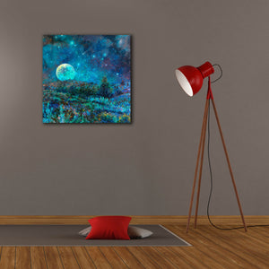 'New Mexico Moonrise ' by Iris Scott, Canvas Wall Art,26 x 26