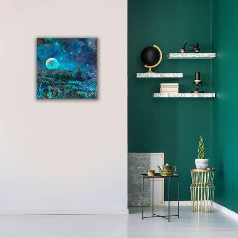 Image of 'New Mexico Moonrise ' by Iris Scott, Canvas Wall Art,26 x 26