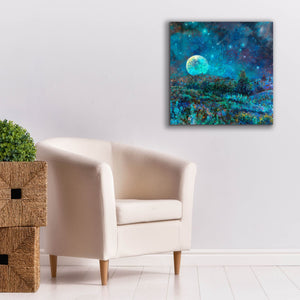 'New Mexico Moonrise ' by Iris Scott, Canvas Wall Art,26 x 26