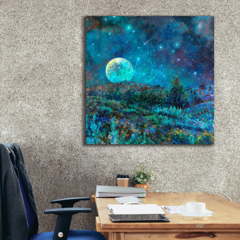 Image of 'New Mexico Moonrise ' by Iris Scott, Canvas Wall Art,37 x 37